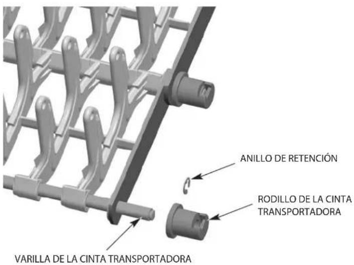 Hobart FT1000e - Carga y unión de secciones de la cinta transportadora - 4