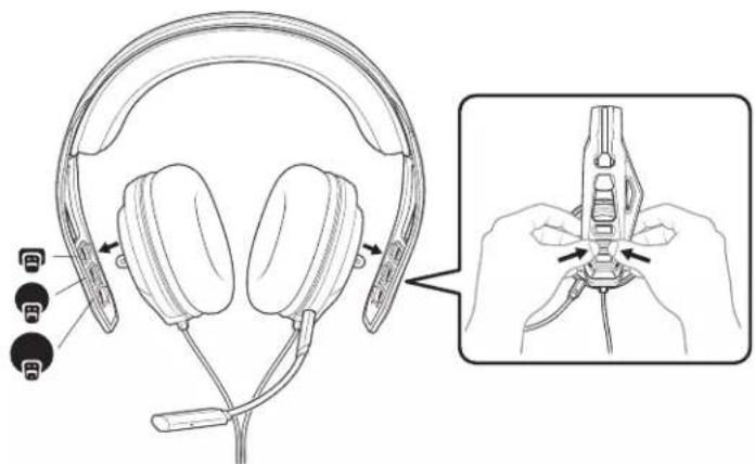 Nacon RIG 400HX Atmos - De headset monteren - 2