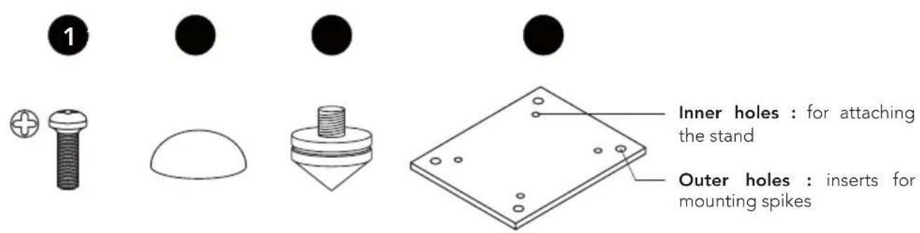 TRIANGLE Elara LN05A - ASSEMBLY OF THE LN05A PEDESTAL - 1