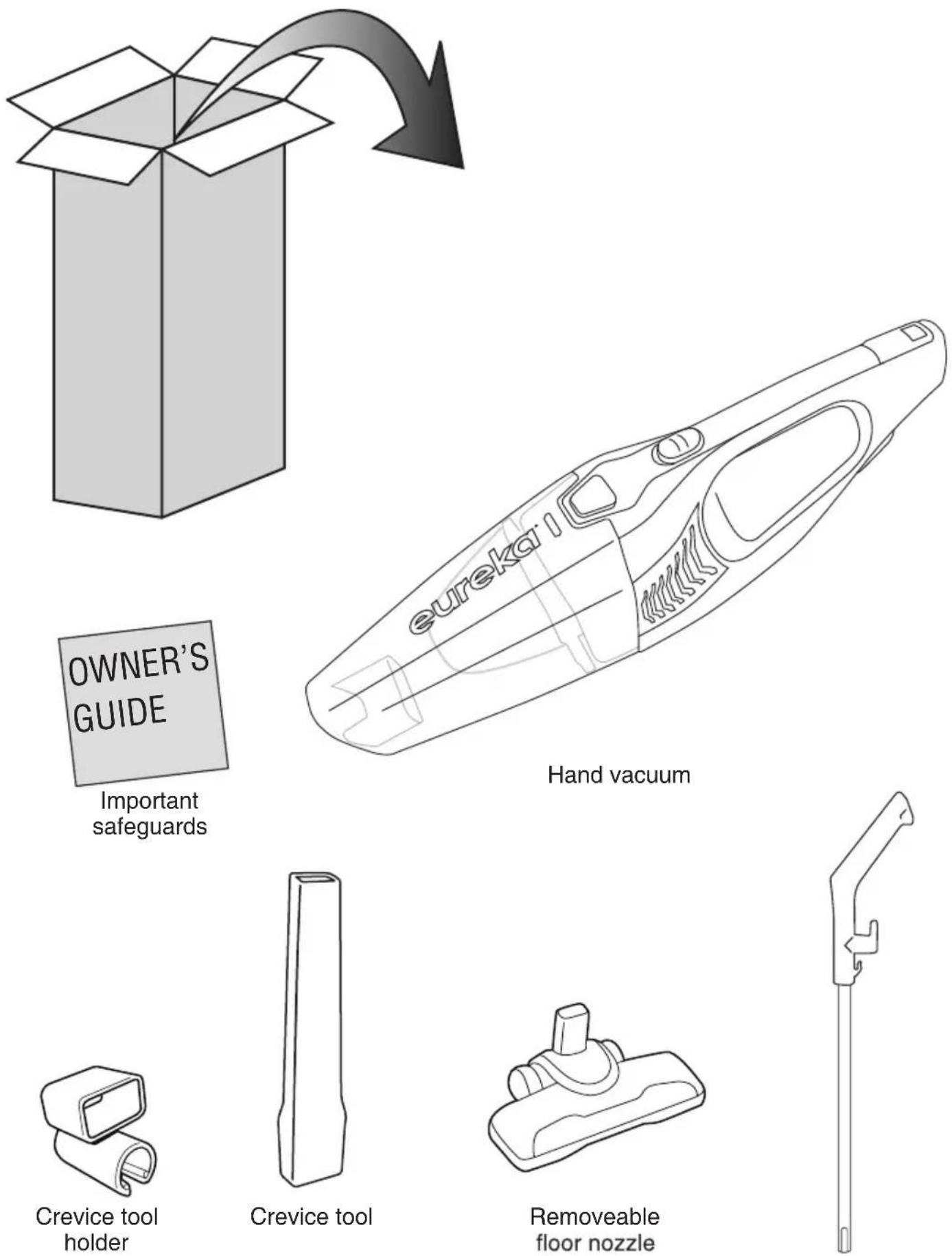 EUREKA NES210 - What comes in the carton - 1