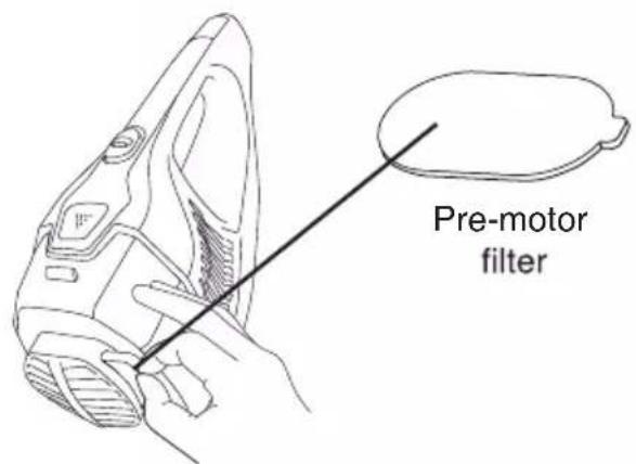 Pre-motor filter