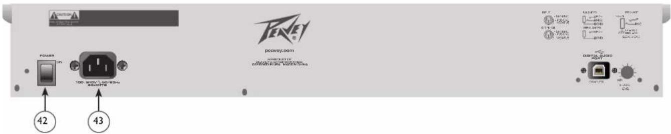 PEAVEY PV 10 USB - Painel traseiro - 1