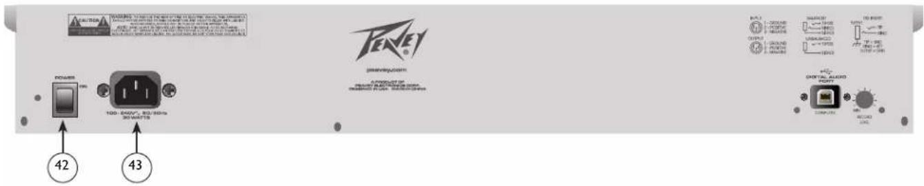 PEAVEY PV 10 USB - Rückseite - 1
