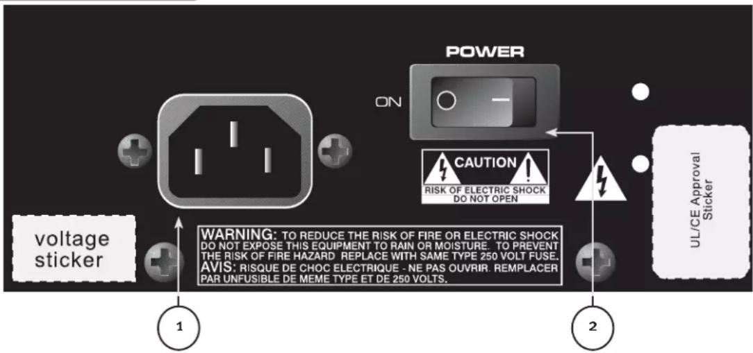 PEAVEY PR 12D - PANNELLO POSTERIORE - 1