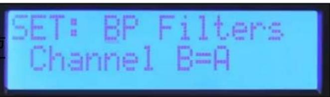 PEAVEY IPR2 3000 DSP - 設定:BP Filters Channel B=A - 1