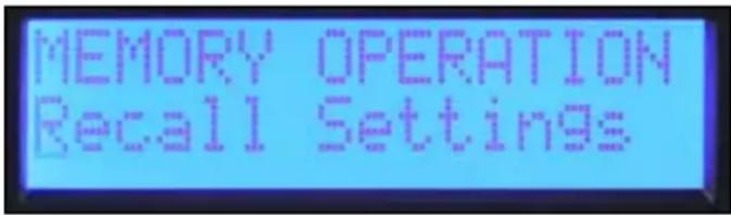 PEAVEY IPR2 3000 DSP - Recalling a Preset - 1