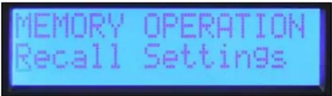PEAVEY IPR2 3000 DSP - Recalling a Preset - 1