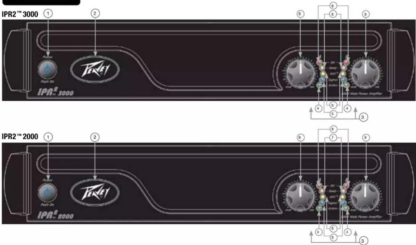 PEAVEY IPR2 3000 DSP - Panel Frontal - 1