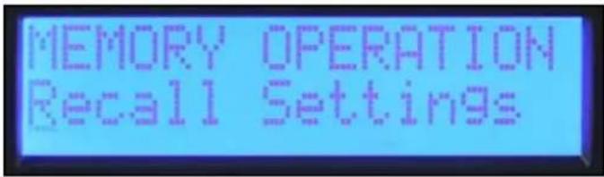 PEAVEY IPR2 3000 DSP - Recalling a Preset - 1
