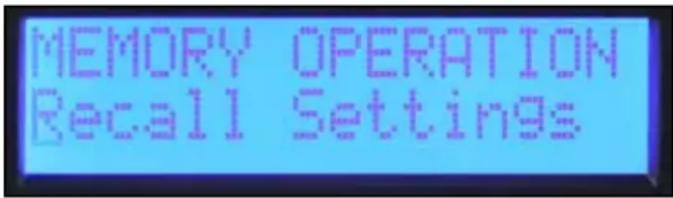 PEAVEY IPR2 3000 DSP - Recalling a Preset - 1
