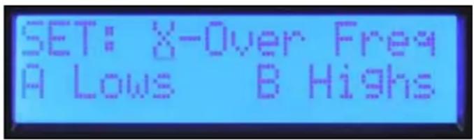 PEAVEY IPR2 3000 DSP - Set: X-Over Freq A Lows B Highs - 1