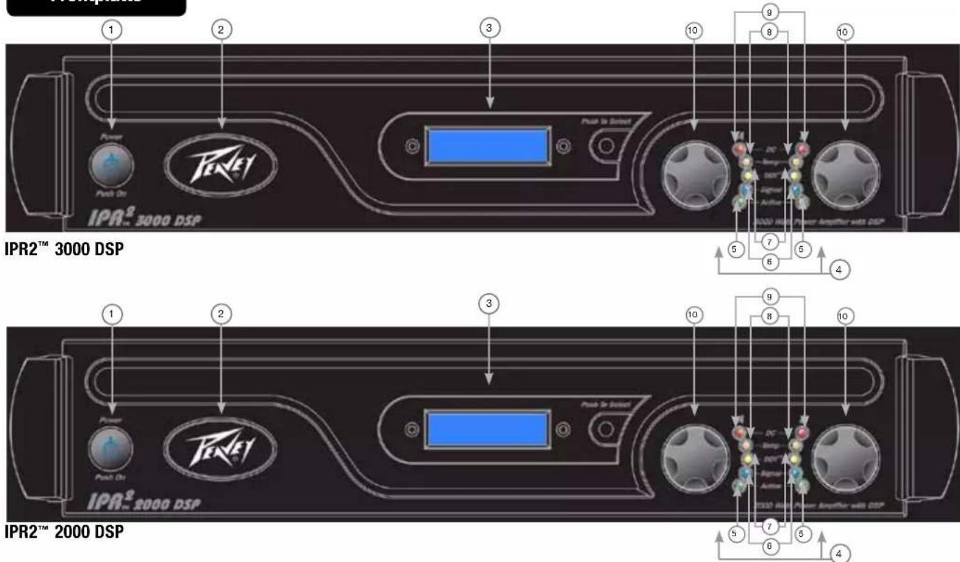 PEAVEY IPR2 3000 DSP - Frontplatte - 1
