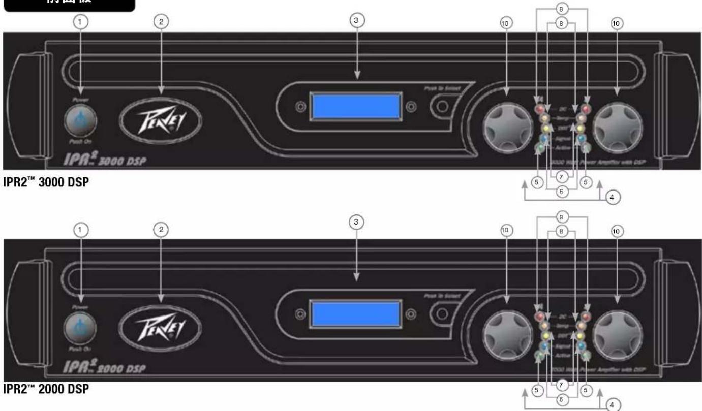 PEAVEY IPR2 3000 DSP - 前面板 - 1