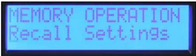 PEAVEY IPR2 3000 DSP - Recalling a Preset - 1
