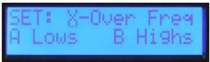PEAVEY IPR2 3000 DSP - Set: X-Over Freq A Lows B Highs - 3