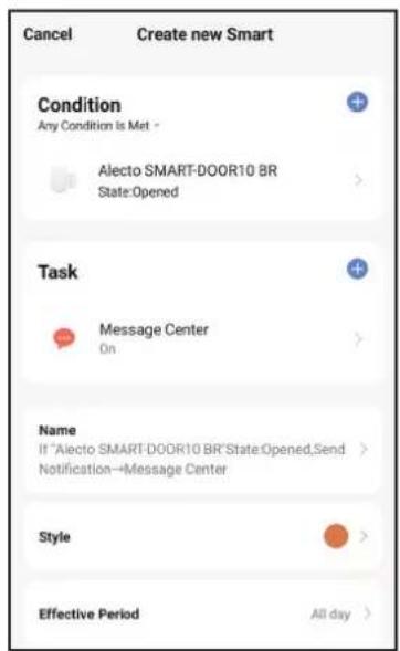 Fysic SMART-DOOR10 - Setting up the scenario - 12
