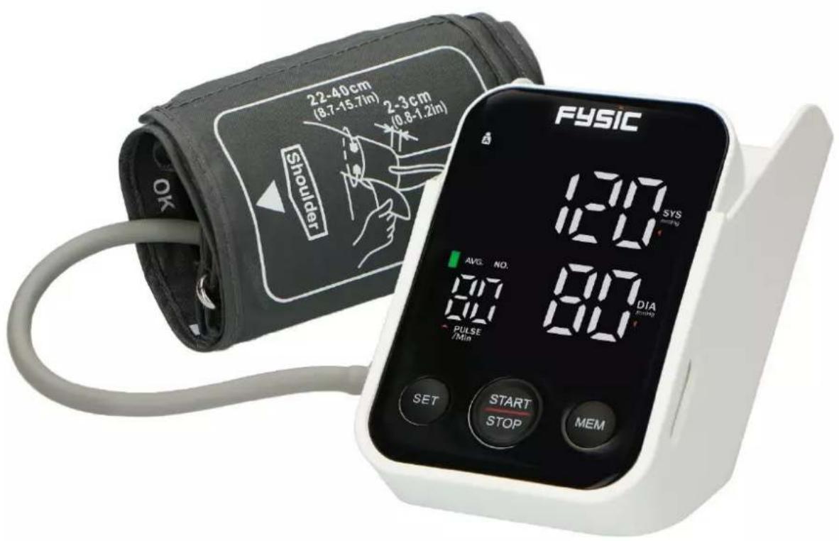 Fysic FB160 - Appareil pour haut du bras entièrement automatique Moniteur de pression sanguine - 1