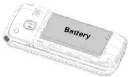 Fysic F15 - Installing the battery - 2