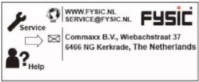 Fysic F15 - Oplysninger om strømforsyning: - 1
