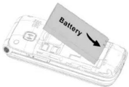 Fysic F15 - Installing the battery - 1