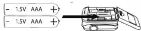 Fysic ACS-31 - Placer les piles : - 1