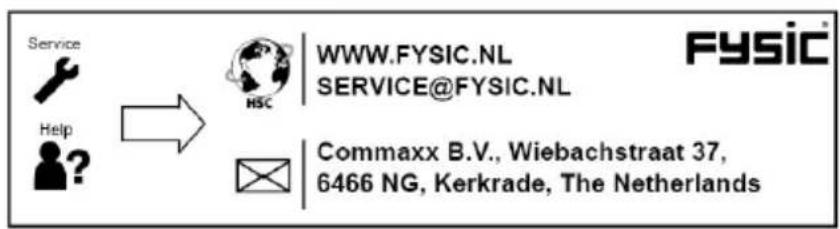 Fysic F10 - Oplysninger om strømforsyning: - 1