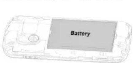 Fysic F10 - Installing the battery - 1
