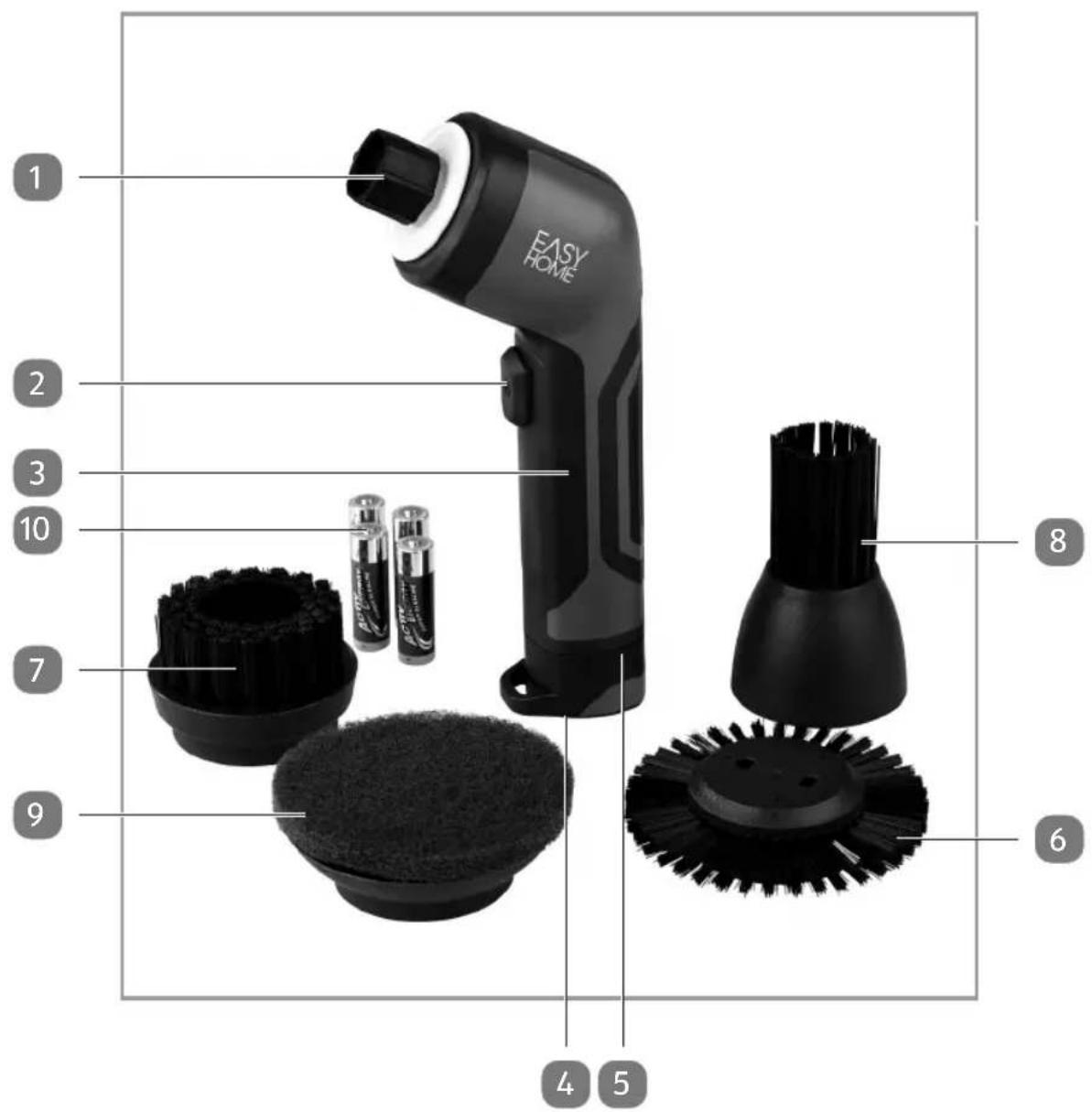 Easy Home GT-SF-RBB-01 - Batterien und Akkus dürfen nicht in den Hausmüll! - 1