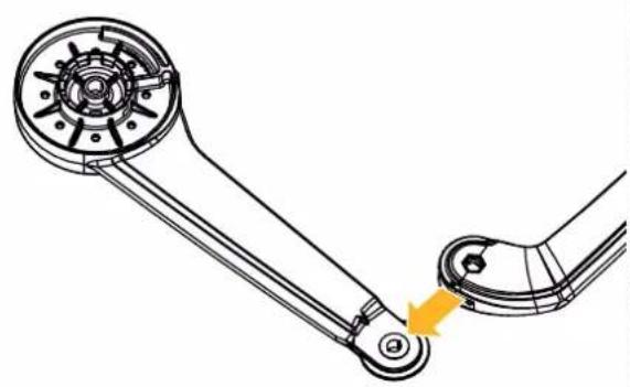SOMFY Lockyvia Essential - Assemblage des bras - 1