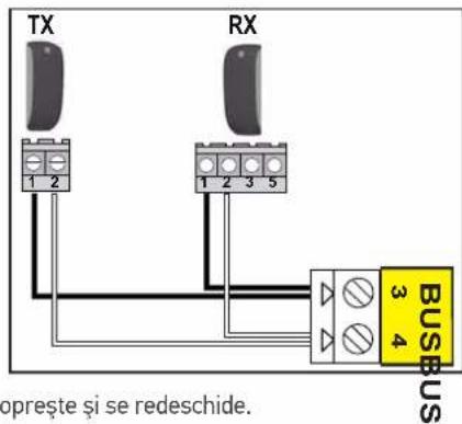 SOMFY SGS Line - ▶ Functionarea cu celule fotoelectrice - 1