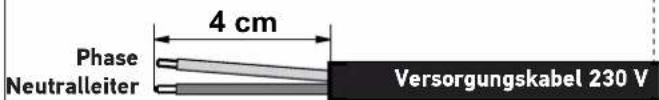 SOMFY SGS Line - Anschluss an die Netzstromversorgung - 3
