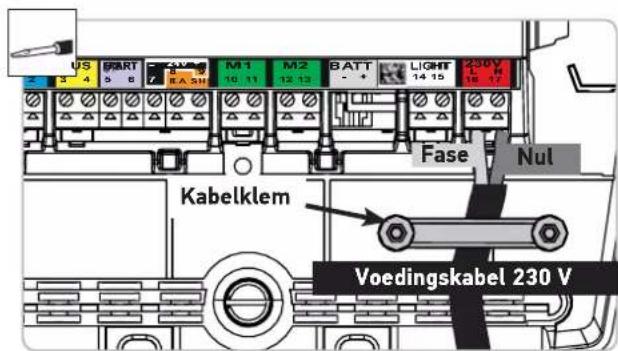 SOMFY SGS Line - Aansluiten op de netvoeding - 5