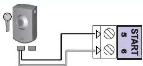 SOMFY SGS Line - Contactor cu cheie (optional) - 2