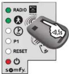 SOMFY SGS Essential - ▶ De voetgangersopening activeren - 7