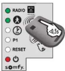 SOMFY SGS Essential - ▶ Activating pedestrian opening - 7