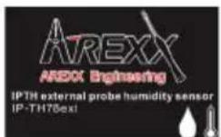 AREXX IP-52 - Humidity; - 2