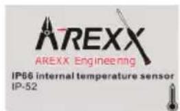 AREXX AREXX Engineering IP-56 internal temperature sensor IP-52