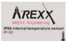 AREXX AREXX Engineering IP66 internal temperature sensor IP-52