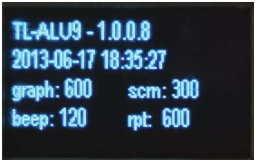 TL-ALU9 - 1.0.0.8 2013-06-17 18:35:27 graph: 600 scm: 300 beep: 120 rpt: 600