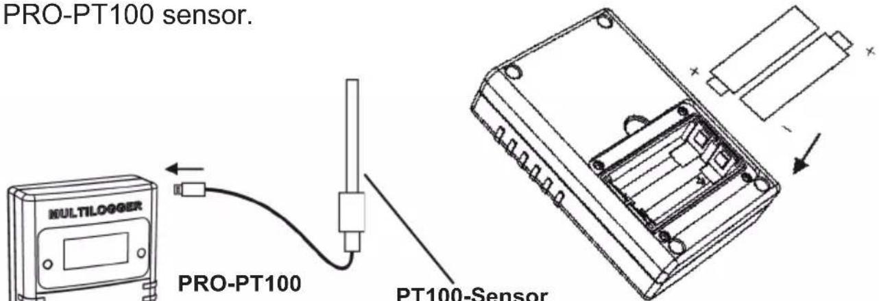 PRO-PT100 sensor. PRO-PT100 PT100-Sensor