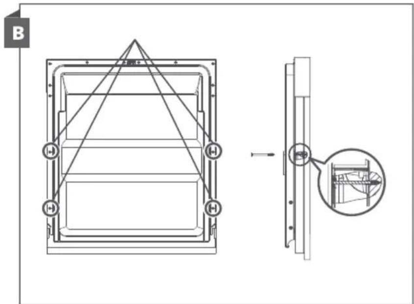 THOMSON TWBI46142DSS - Préparer et assembler un panneau décoratif (non fourni) - 4