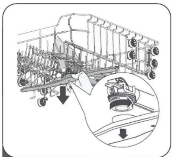 THOMSON TWBI46142DSS - Nettoyage des bras d'aspersion - 1