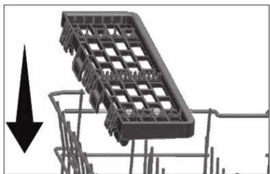 THOMSON TDW4714SL - Support multifonction du panier supérieur - 3