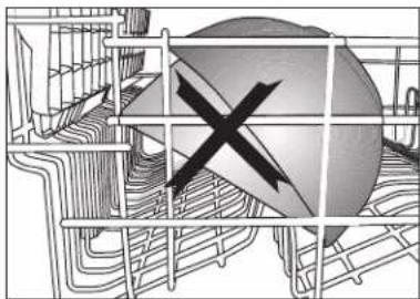 THOMSON TDW4714SL - Placing the dishes into the dishwasher - 2