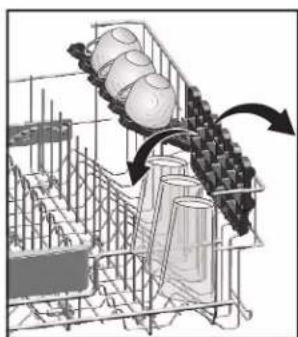 THOMSON TDW4714SL - Support à hauteur ajustable du panier supérieur - 1