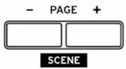 KORG Keystage - Sélection des pages d'écran - 1