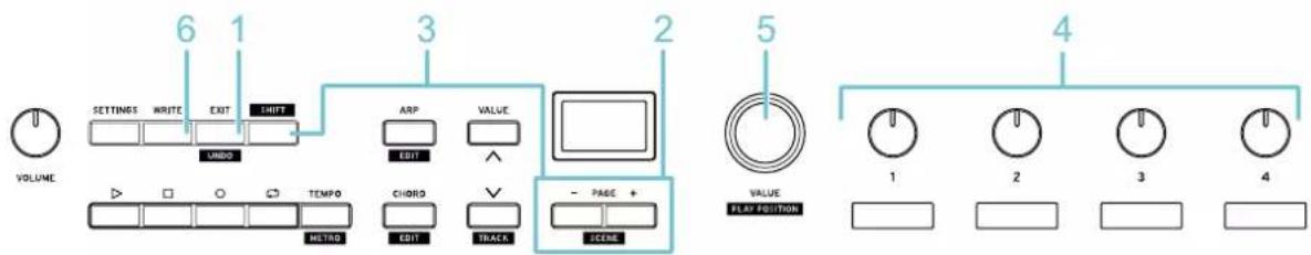 KORG Keystage - Assignation à une page utilisateur - 1