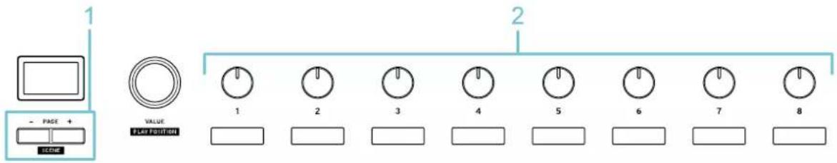 KORG Keystage - Rappel de la page utilisateur - 1