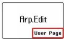 KORG Keystage - Rappel de la page utilisateur - 2