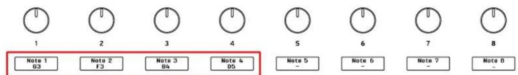 KORG Keystage - Changement des jeux d'accords et de la manière dont les accords sont produits - 5